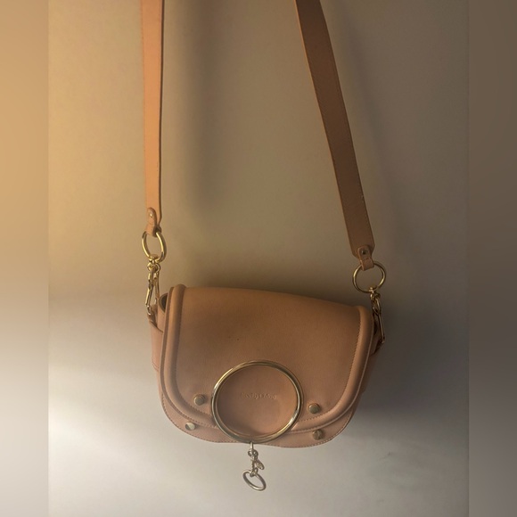 See By Chloe Handbags - See by Chloe leather color blush Crossbody Bag with Gold Details